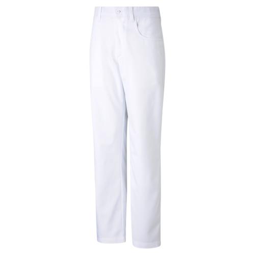 Puma Boys 5 Pocket Pant - bright white (Grösse: 176) von Puma