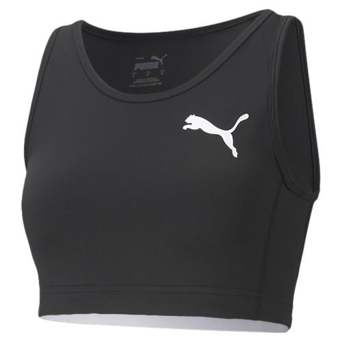 Puma Cross the Line Crop Top W 2.0 - Puma Black (Grösse: M) von Puma