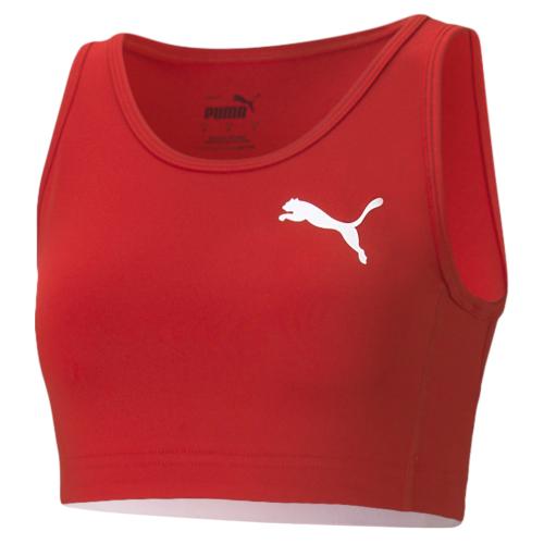 Puma Cross the Line Crop Top W 2.0 - Puma Red (Grösse: L) von Puma