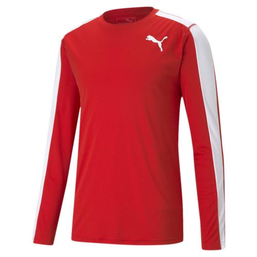 Puma Cross the Line LS - Puma Red-Puma White (Grösse: M) von Puma