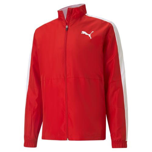 Puma Cross the Line Warm Up Jacket 2.0 - Puma Red-Puma White (Grösse: S) von Puma