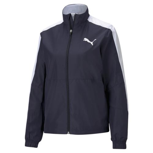 Puma Cross the Line Warm Up Jacket W 2.0 - Puma New Navy-Puma White (Grösse: L) von Puma