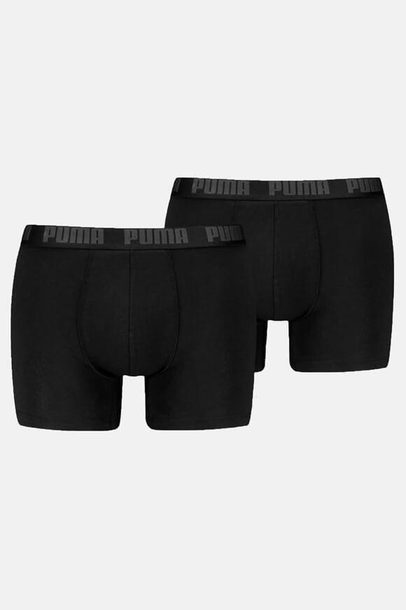 Puma Doppelpack Boxershorts | Black + Phantom | Herren  | XL von Puma