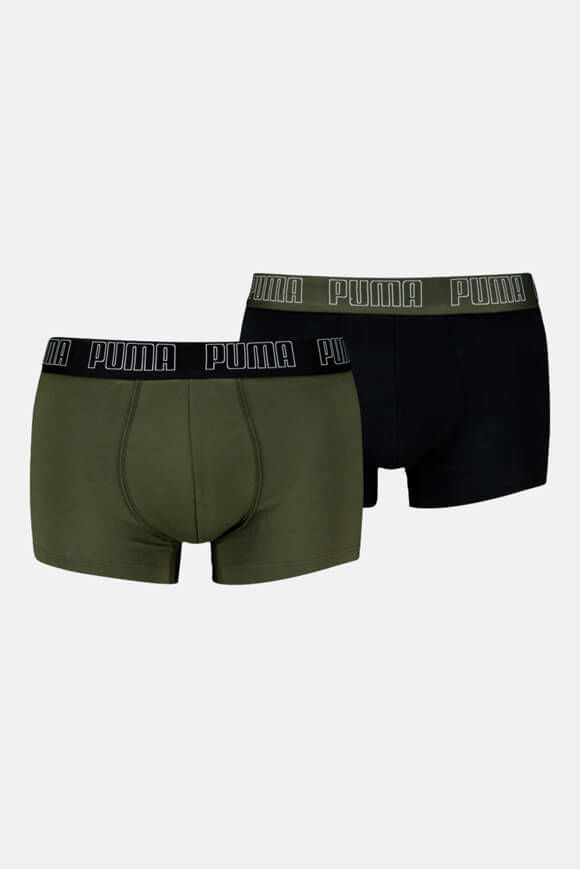 Puma Doppelpack Boxershorts | Forest Night | Herren  | M von Puma