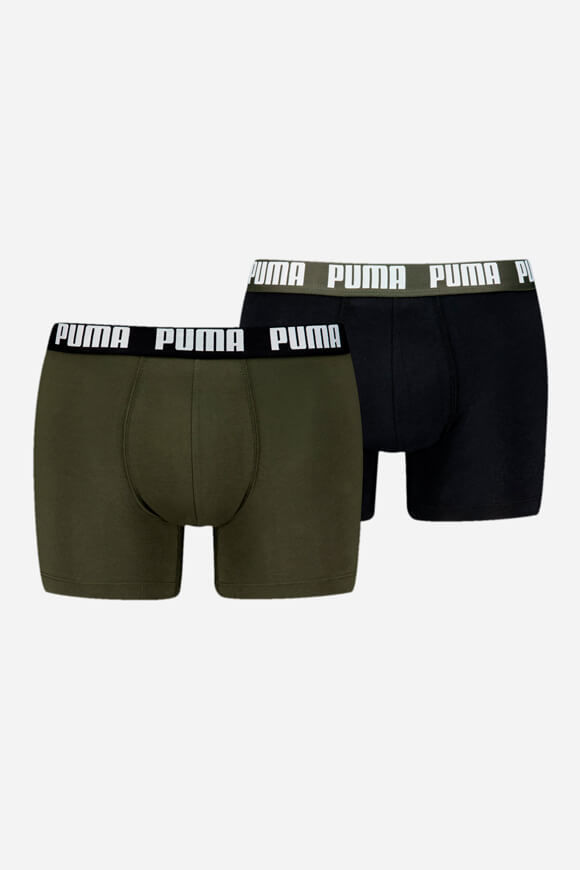 Puma Doppelpack Boxershorts | Forest Night | Herren  | S von Puma