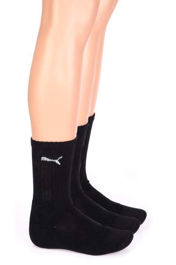 Puma Dreierpack Socken | Schwarz | unisex  | EU35-38 von Puma