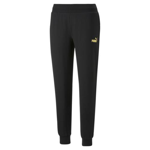 Puma ESS+ Metallic Pants FL - puma black (Grösse: L) von Puma