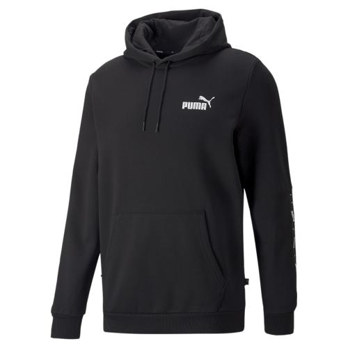 Puma ESS+ Tape Hoodie FL - Puma Black (Grösse: XXL) von Puma