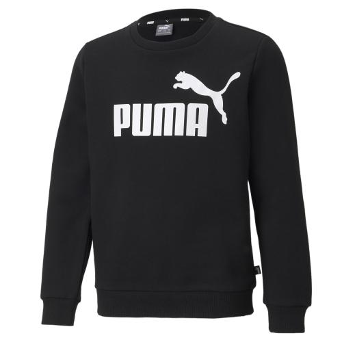 Puma ESS Big Logo Crew FL B - puma black (Grösse: 152) von Puma