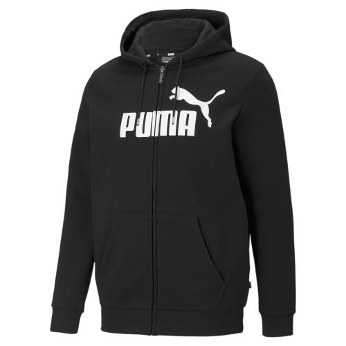 Puma ESS Big Logo FZ Hoodie FL - Puma Black (Grösse: XS) von Puma