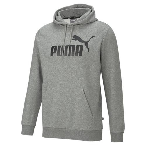 Puma ESS Big Logo Hoodie FL - Medium Gray Heather (Grösse: L) von Puma