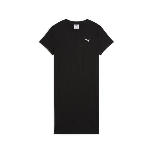 Puma ESS ELEVATED Bodycon Rib Dress - puma black (Grösse: S) von Puma