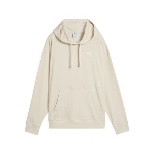 Puma ESS ELEVATED Comfort Rib Hoodie - alpine snow (Grösse: L) von Puma
