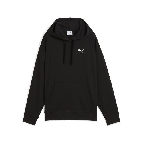 Puma ESS ELEVATED Comfort Rib Hoodie - puma black (Grösse: M) von Puma