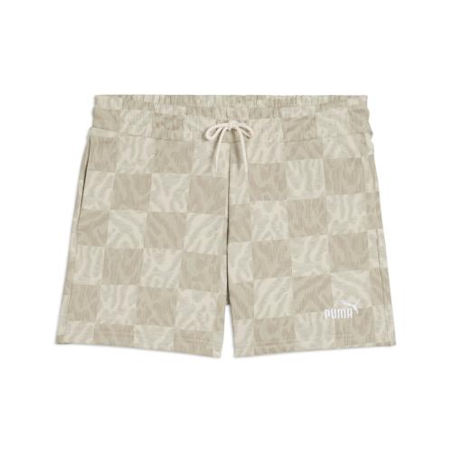 Puma ESS GRAPHIC Mid-Rise AOP Shorts 5 - alpine snow (Grösse: L) von Puma