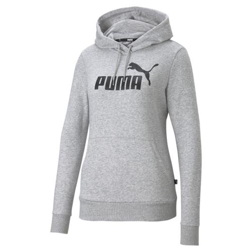 Puma ESS Logo Hoodie TR - Light Gray Heather (Grösse: S) von Puma