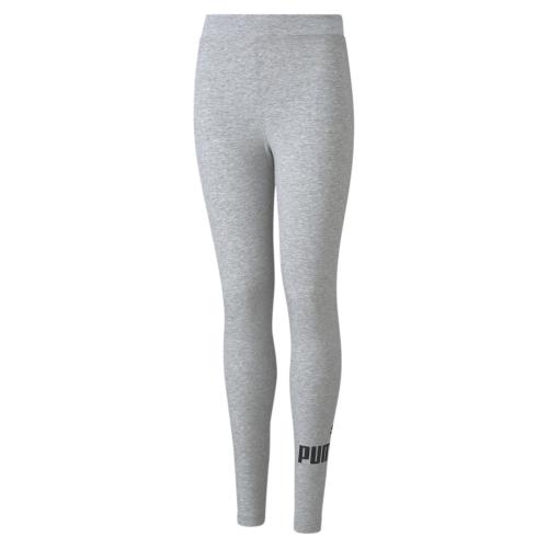 Puma ESS Logo Leggings G - Light Gray Heather (Grösse: 140) von Puma