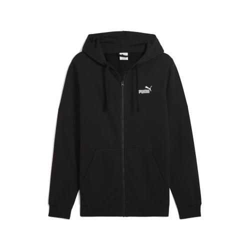 Puma ESS No. 1 Logo Full-Zip Hoodie FL - puma black (Grösse: XXL) von Puma
