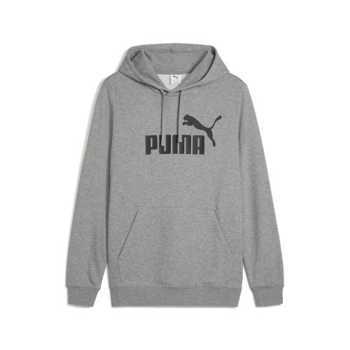 Puma ESS No. 1 Logo Hoodie TR - medium gray heather (Grösse: S) von Puma