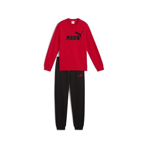 Puma ESS No.1 Logo Crew Sweat Suit TR B - for all time red (Grösse: 152) von Puma