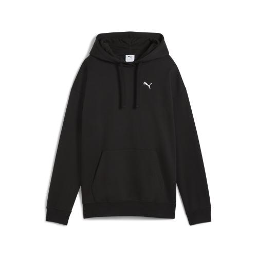 Puma ESS Relaxed Hoodie FL - puma black (Grösse: L) von Puma