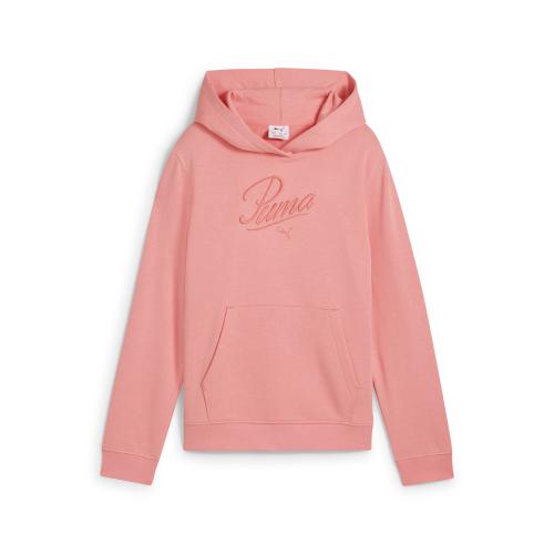 Puma ESS SCRIPT Hoodie TR G - pink fruit (Grösse: 176) von Puma