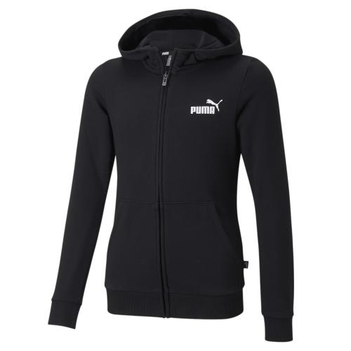 Puma ESS Small Logo Full-Zip Hoodie TR G - puma black (Grösse: 104) von Puma