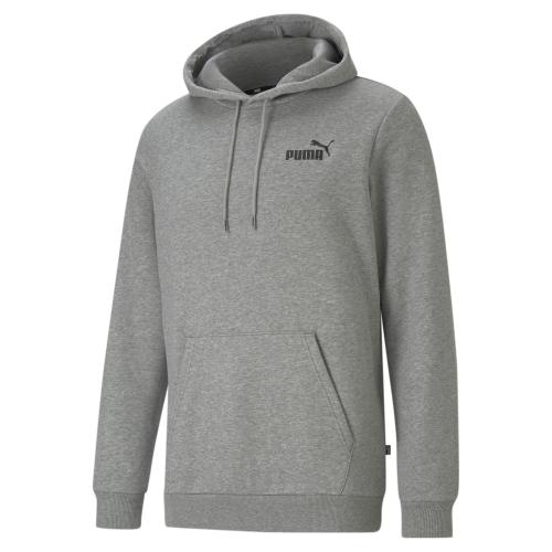 Puma ESS Small Logo Hoodie FL - Medium Gray Heather (Grösse: S) von Puma