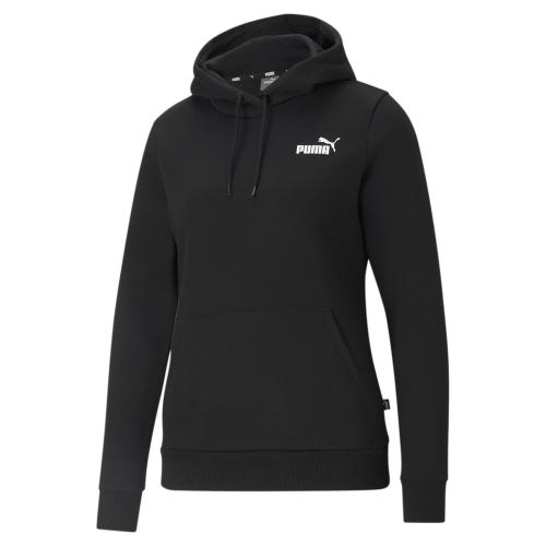 Puma ESS Small Logo Hoodie FL - Puma Black (Grösse: XS) von Puma