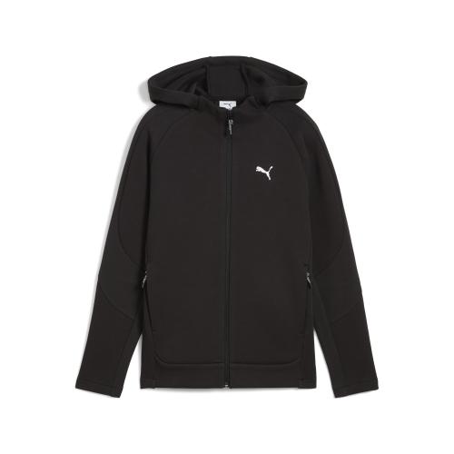 Puma EVOSTRIPE Full-Zip Hoodie DK B - puma black (Grösse: 140) von Puma
