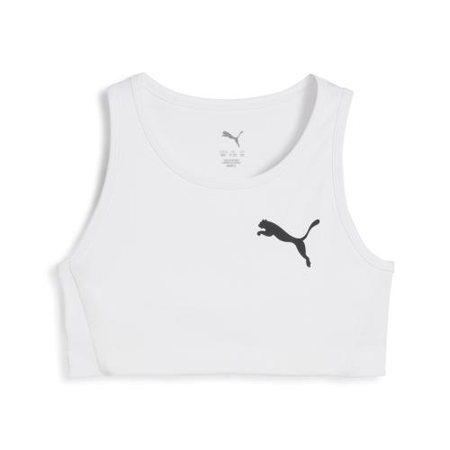 Puma G Y CROSS THE LINE CROP 3.0 - puma white (Grösse: 128) von Puma