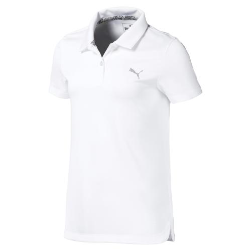 Puma Girls Essential Polo - Bright White (Grösse: 152) von Puma