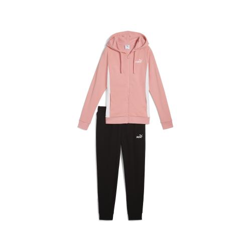 Puma Hooded Sweat Suit TR cl - pink fruit (Grösse: S) von Puma