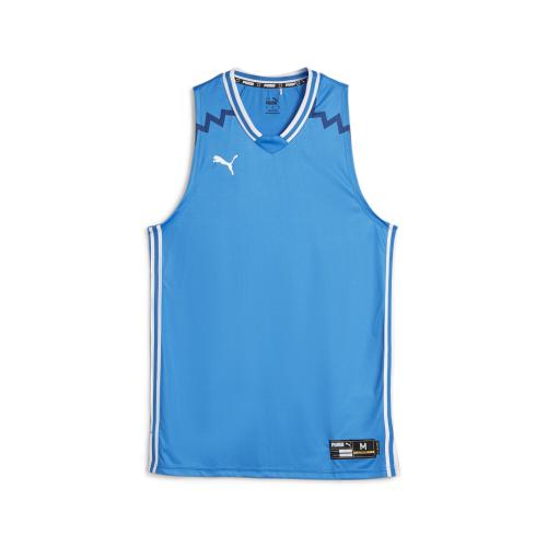 Puma Hoops Team Game Jersey - electric blue lemonade (Grösse: 4XL) von Puma