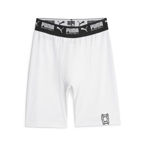 Puma Hoops Team Short Baselayer - puma white (Grösse: L) von Puma