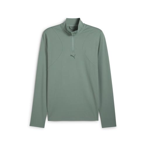 Puma M CLOUDSPUN 1/4 ZIP - green moon (Grösse: L) von Puma