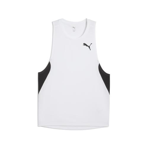Puma M CROSS THE LINE SINGLET 3.0 - puma white (Grösse: S) von Puma