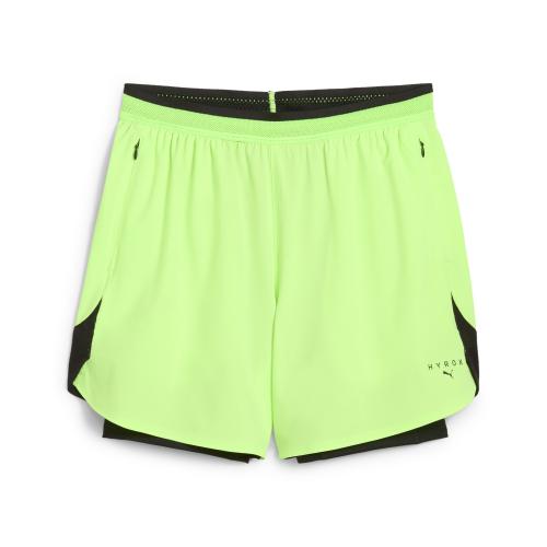 Puma M PUMA x HYROX 2in1 Training Short - green glare (Grösse: XXL) von Puma