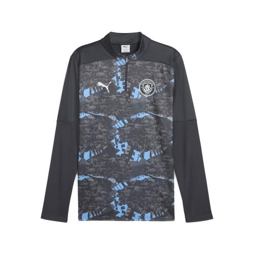 Puma MCFC Prematch 1/4 Zip Top - strong gray (Grösse: M) von Puma
