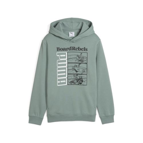 Puma MID90S Hoodie FL B - green moon (Grösse: 152) von Puma