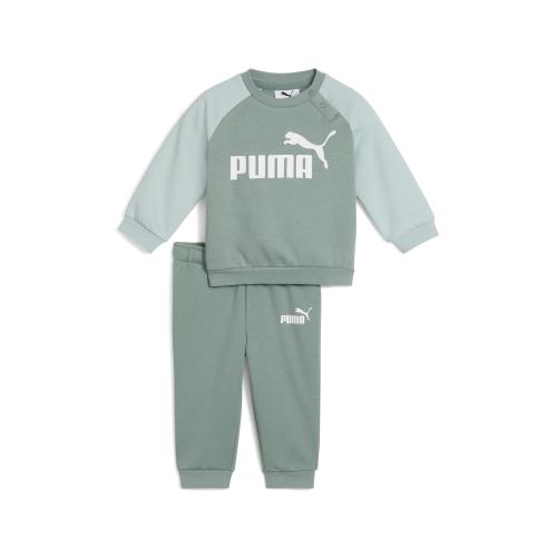Puma MINICATS ESS Raglan Crew Set FL INF - green moon (Grösse: 74) von Puma