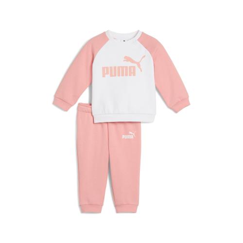 Puma MINICATS ESS Raglan Crew Set FL INF - pink fruit (Grösse: 80) von Puma