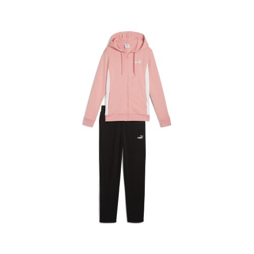 Puma Metallic Hooded Sweat Suit TR op - pink fruit (Grösse: XS) von Puma