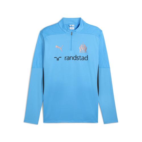 Puma OM Training 1/4 Zip Top - bleu azur (Grösse: 3XL) von Puma