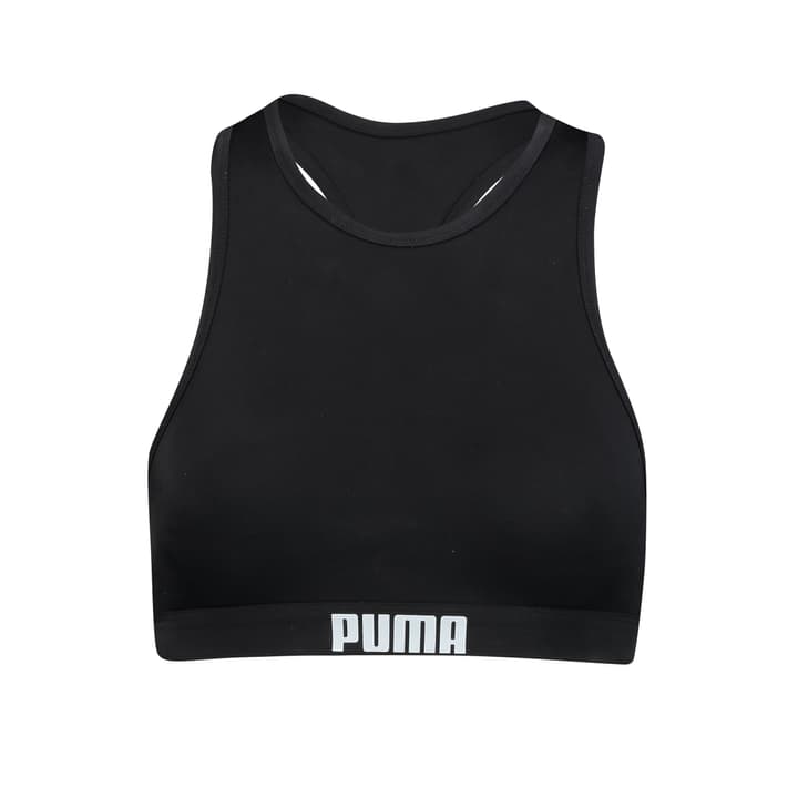 Puma Racerback Swim Top Bikini-Oberteil schwarz von Puma