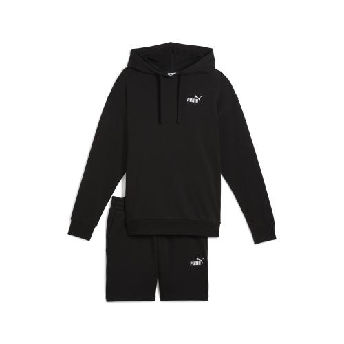 Puma Short Hooded Relaxed Sweat Suit 7 TR op - puma black (Grösse: M) von Puma