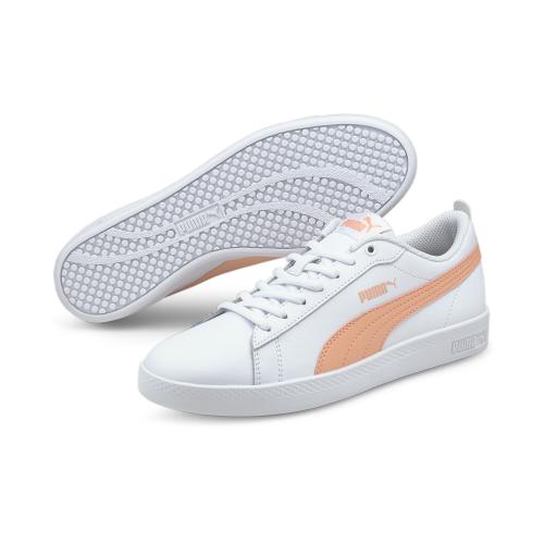 Puma Smash Wns v2 L - Puma White-Apricot Blush-Puma Black (Grösse: 39) von Puma