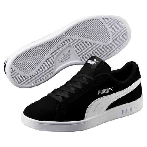 Puma Smash v2 - Puma Black-Puma White-Puma Silver (Grösse: 44) von Puma