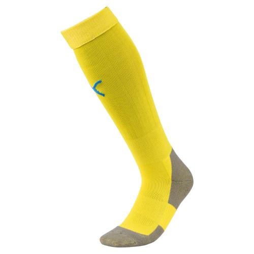Puma Team LIGA Socks CORE - Cyber Yellow-Electric Blue Lemonade (Grösse: 5) von Puma