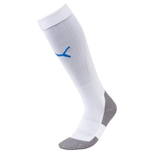 Puma Team LIGA Socks CORE - Puma White-Electric Blue Lemonade (Grösse: 1) von Puma